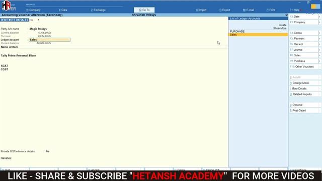 HOW TO GENERATE E-INVOICE ON DEBIT NOTE AGAINST SALES INVOICE | E INVOICE FROM TALLYPRIME смотреть онлайн
