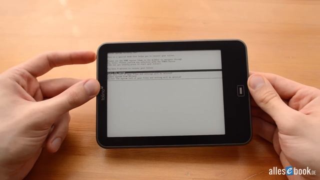 Tolino Vision Recovery Modus смотреть онлайн