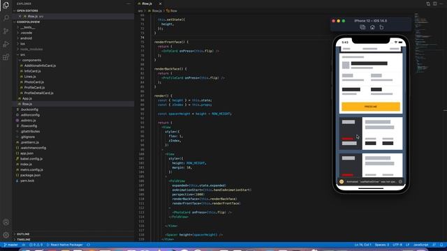 React Native create a FoldView using react-native-foldview module смотреть онлайн
