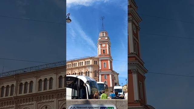 Первый в России телеграф - флагшток на башне. Флажки-буквы. #saintpetersburg смотреть онлайн