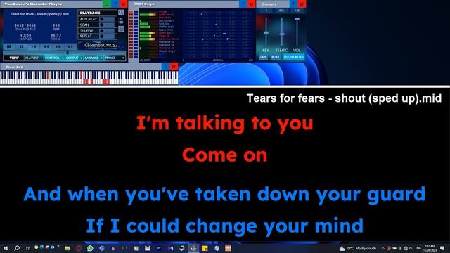 @TearsForFearsOfficial - Shout Karaoke MIDI | ColomboGMGS2 смотреть онлайн