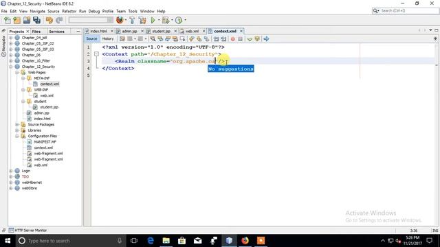 Security with Apache Tomcat смотреть онлайн