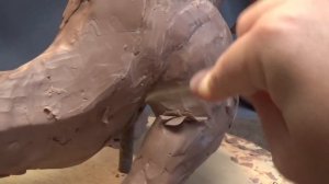 Годзилла / Godzilla (лепка персонажа из пластилина)