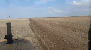 Весенняя пахота на ДТ-75М Казахстан.