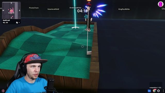 GolfCraft Play to Earn game. Decentraland Gameplay смотреть онлайн