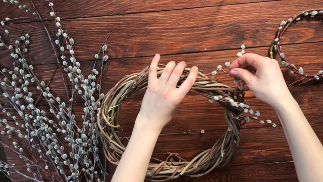 DIY веночек из вербы смотреть онлайн