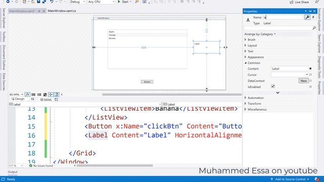 104 C# C Sharp WPF GUI ListView control смотреть онлайн