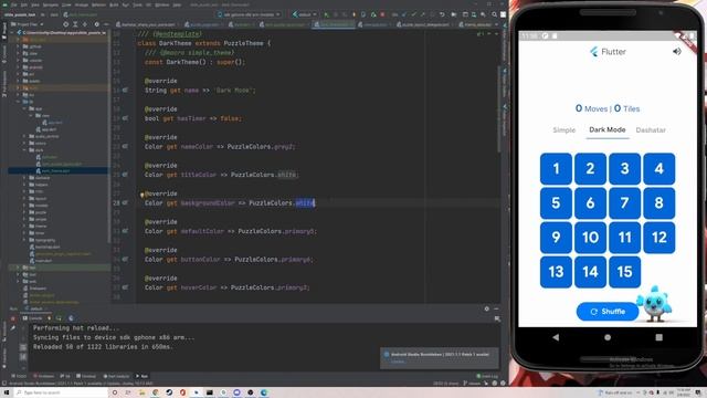 Dark Mode - Flutter Puzzle Challenge смотреть онлайн