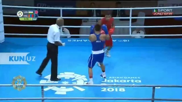 ABDURASULOV SHUNKOR UZB - ERDENEBAT TSENDBAATAR MGL ASIAN GAMES 2018 FINAL