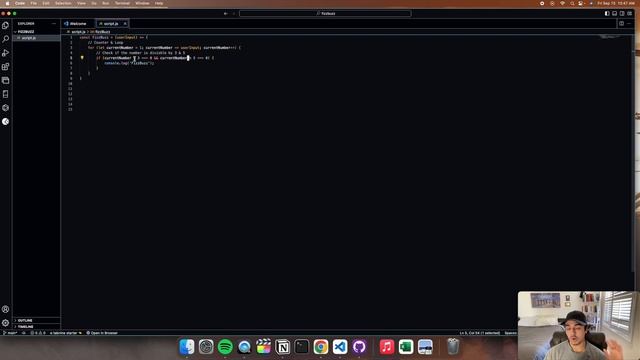 How to solve FizzBuzz with JavaScript смотреть онлайн