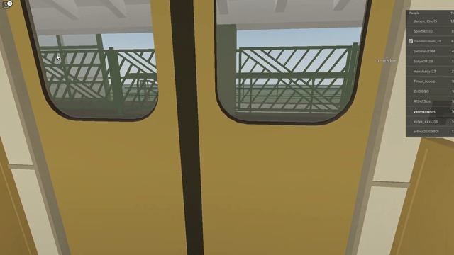 ROBLOX!!! метро поездка на поезде ёж 3 на станцию Выхино и Кузминки смотреть онлайн