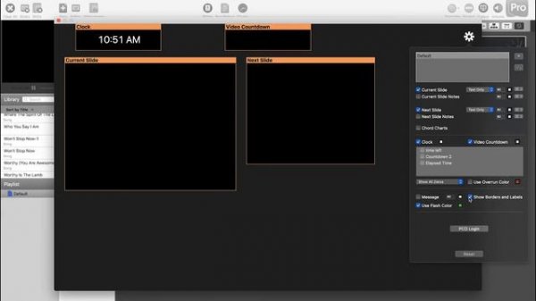 How To Setup A Stage Display Timer Using Pro Presenter