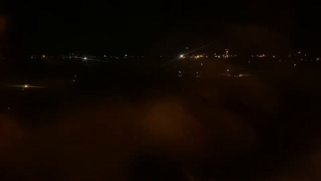 Landing By Night At Bologna BLQ - AirFrance A320