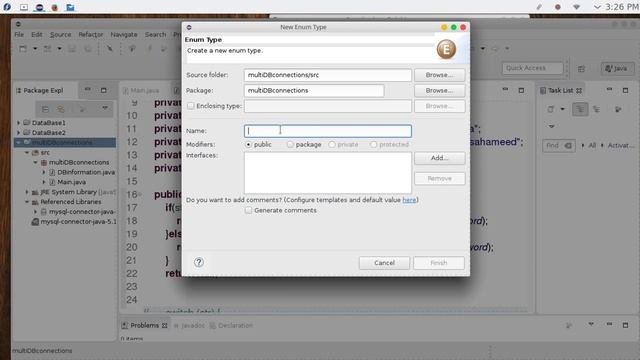15 JAVA JDBC DataBases Connect using Enum смотреть онлайн
