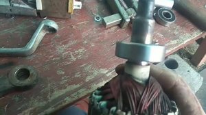 Стиральная машинка Атлант шумит... Замена подшипников на электродвигателе..