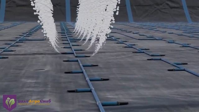 Система аэрации пленочных лагун DAIRYPOWER смотреть онлайн