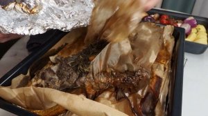 БАРАНИНА в ДУХОВКЕ с ОВОЩАМИ. Баранина без запаха.