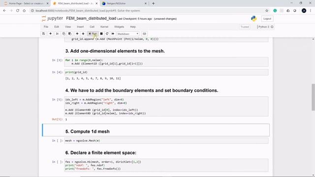 Netgen/NGSolve - Solving a differential equation using the Finite Elements Method. смотреть онлайн
