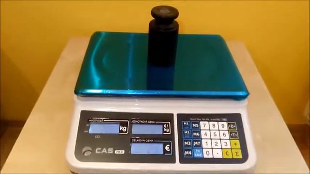 Obchodná váha CAS PR-II B / B - RS / B - USB смотреть онлайн