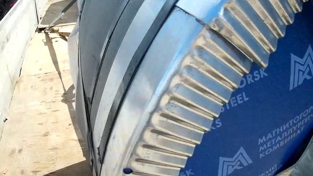 Как закрепить рулон железа? смотреть онлайн