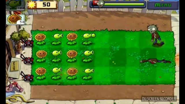 Прохождение старых игр #1 (Plants vs zombies) смотреть онлайн