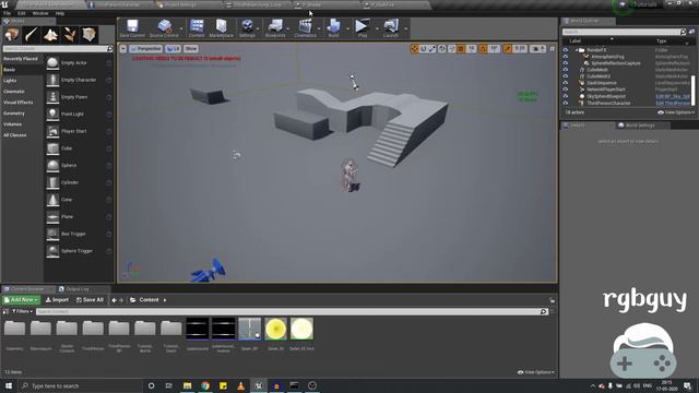 Player Dash Effect Unreal Engine Tutorial l Blueprint смотреть онлайн