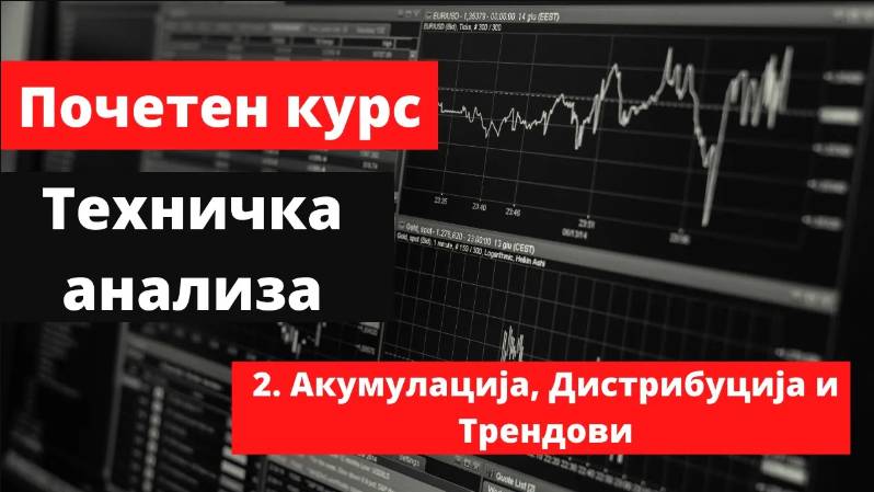 Крипто техничка анализа почетен курс 2. Акумулација Дистрибуција и Трендови