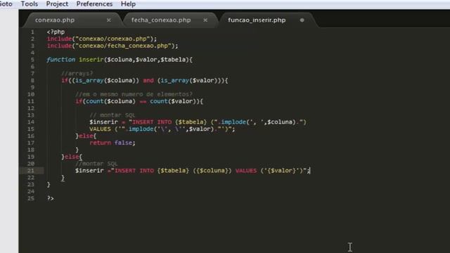 Como criar um site em PHP - Funções para inserir dados no banco MySQL - Curso de PHP #13 смотреть онлайн