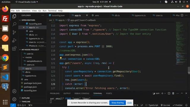 TypeScript with Node.js #11 Create Rest API with Express, PostgreSQL, TypeOrm, and TypeScript Nodej смотреть онлайн