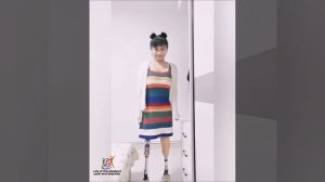The beautiful woman is an amputee and lives with artificial legs #amplife #amputee