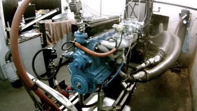 Dyno Pull 261 Stovebolt Chevrolet going into a 1949 pickup Truck смотреть онлайн