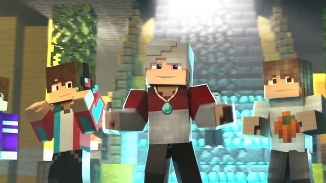 Топовский - Алмазы на шее 1 ЧАС  [Премьера Майнкрафт Клипа, 2021]