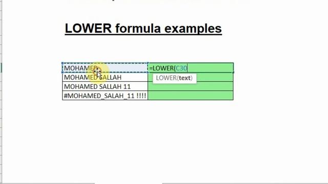 Excel UPPER-lower-Proper Function Excellent Tip No. 7 كورس تحليل بيانات بإستخدام برنامج الإكسيل смотреть онлайн