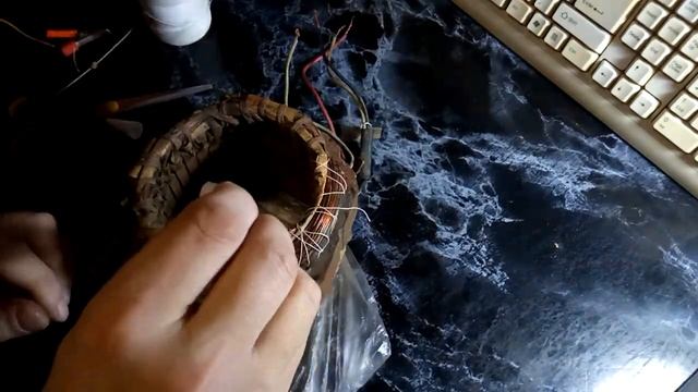 Ремонт двигателя от стиральной машины. Так не делают (Engine repair from a washing machine) смотреть онлайн