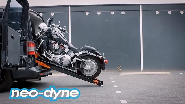NeoDyne motorcycle ramp and cargo loading system смотреть онлайн