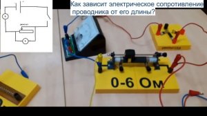 Зависимость электрического сопротивления от длины проводника