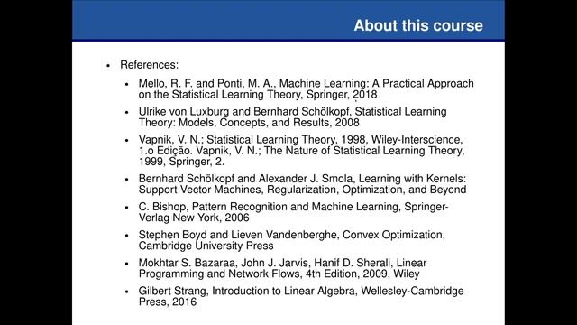 Course on the Statistical Learning Theory: 01 Opening смотреть онлайн