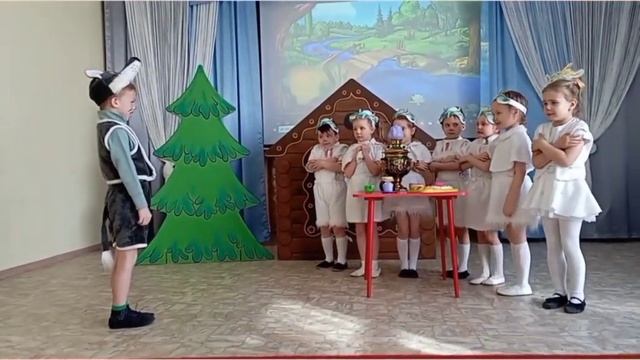 Фрагмент сказки на новый лад "Про волка и семерых козлят" смотреть онлайн