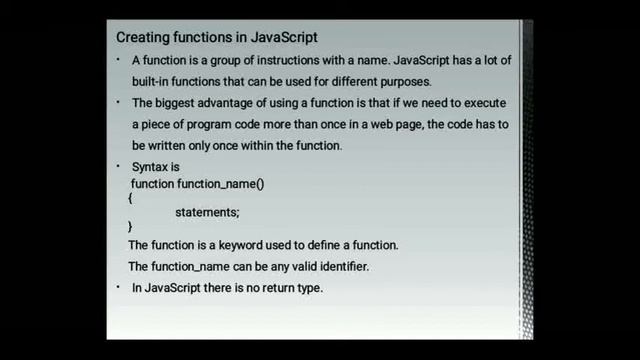 PLUS TWO COMPUTER SCIENCE CHAPTER 6 - CLIENT SIDE SCRIPTING USING JAVASCRIPT, PART 1 смотреть онлайн
