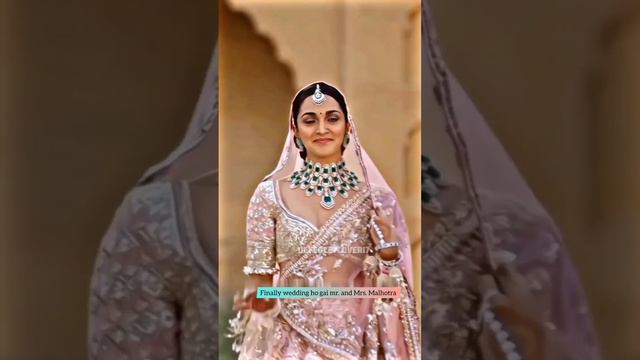 Mr and Mrs Malhotra Finally wedding ho gai l Sidharth Malhotra & Kiara advani Wedding Status #2023 смотреть онлайн