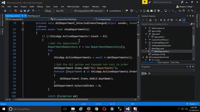 P1698 13.1 Xamarin Forms - Company App смотреть онлайн