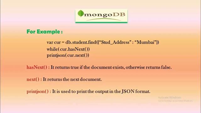Cursors in MongoDB | Querying Operations in MongoDB смотреть онлайн