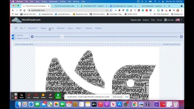 Create Word Clouds with your Class смотреть онлайн
