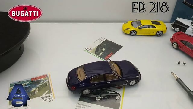 Обзор Bugatti EB218 Concept 1999г. 1:43 AUTOart | представительский седан с мотором W16 от гиперкар смотреть онлайн