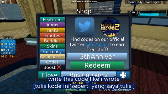 *CODES* [MONTHLY HIGHLIGHTS] Flood Escape 2 ROBLOX | LIMITED CODES TIME | February 17, 2023 смотреть онлайн