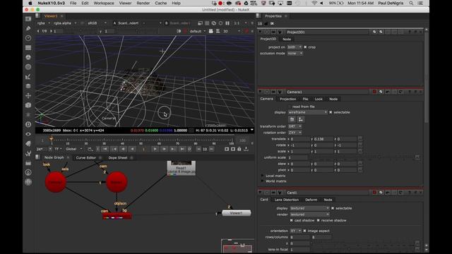 Nuke Tutorial - Building 3D Environments with Camera Projections смотреть онлайн