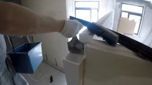 Усиление дверного проёма при возведении стен из пазогребневых блоков.