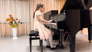 Карпенко Евдокия 9 лет, 3 класс. Фортепиано соло.  С. Майкапар «В кузнице»