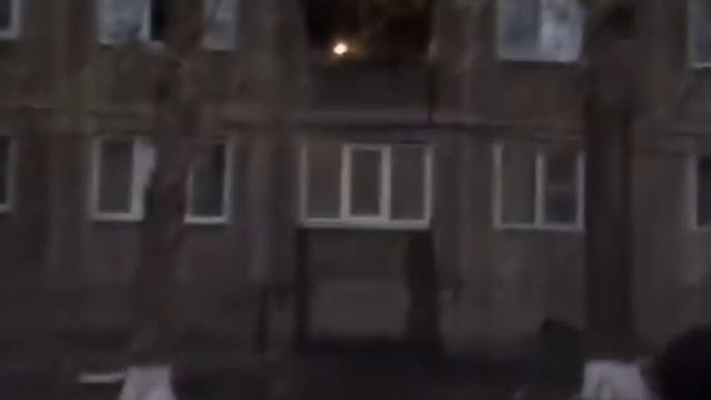 Пожар на ул. Королева в Красноярске смотреть онлайн