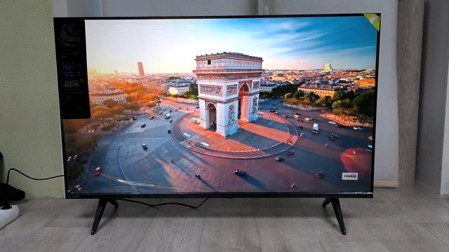Обзор на 43(109 см). Телевизор Sber SDX-43U4126, 4K UHD смотреть онлайн